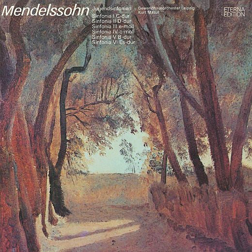 Eterna Vinyl Collection Felix Mendelssohn Bartholdy - Jugendsinfoninen (180G)
