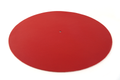 Acoustic Solid Plattenteller Auflage Leder rot
