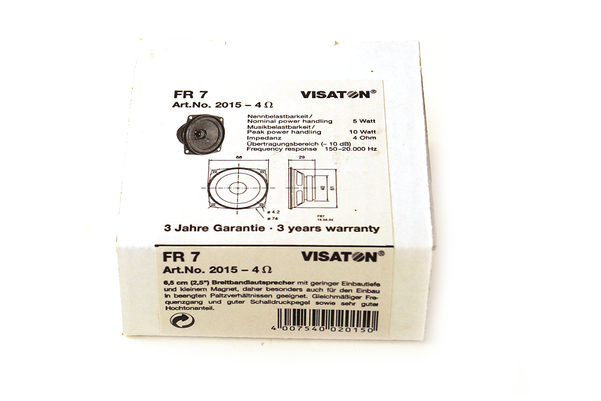 Visaton FR 7 Breitbandlautsprecher 4 Ohm