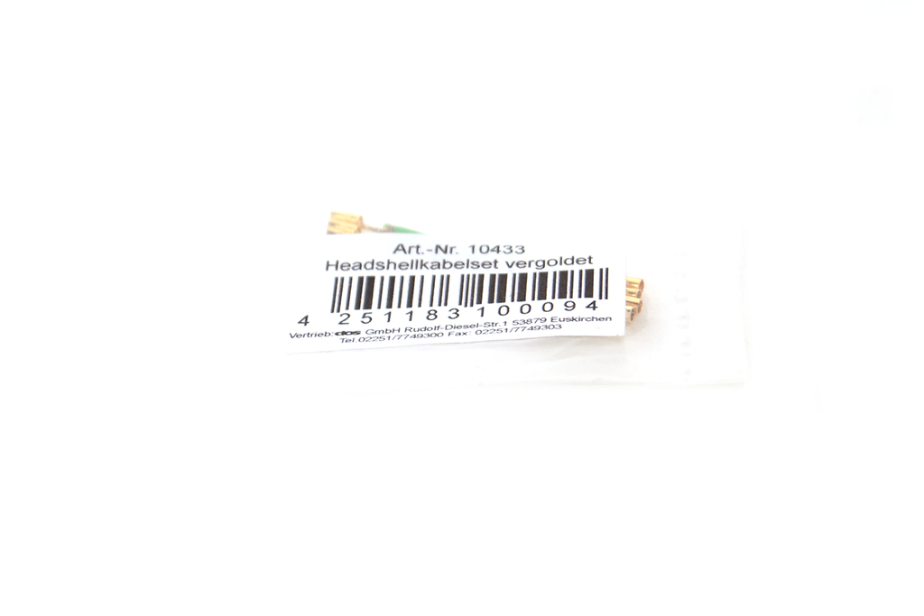 Analogis Headshell Kabel HC-Gold