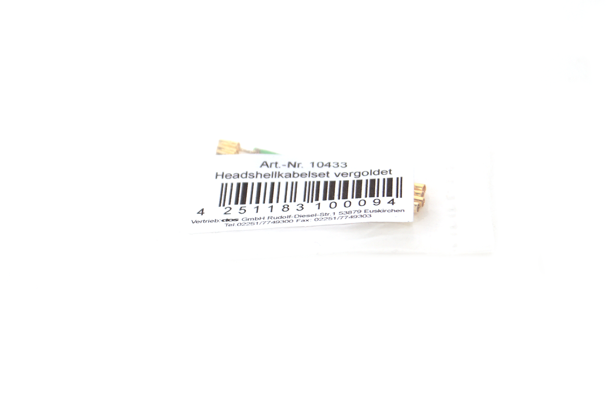 Analogis Headshell Kabel HC-Gold